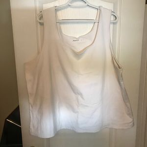 Women's Jessica London White Tank Top Size 3X